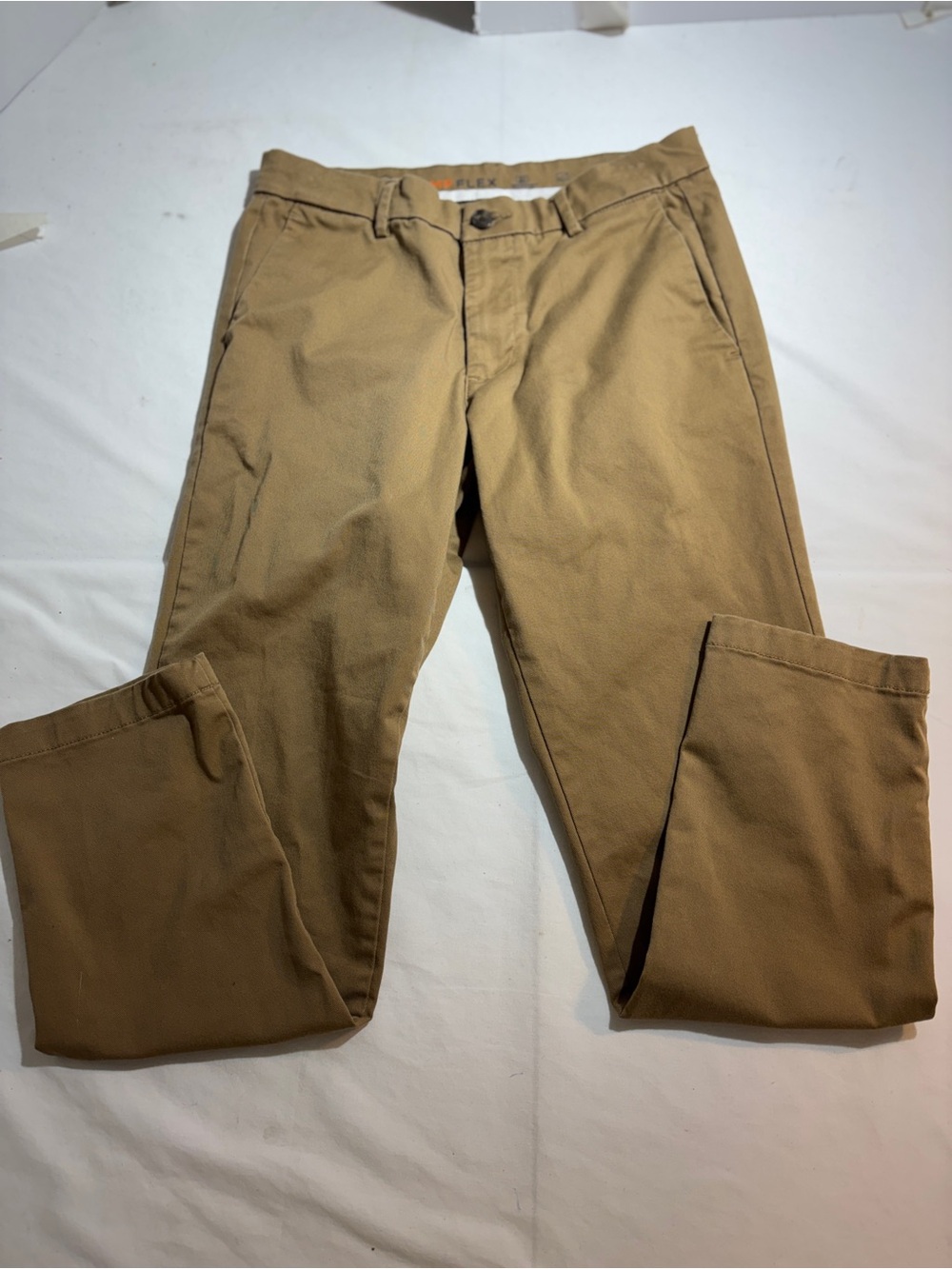 St John’s Bay Temp Flex Men's Tan Stretch Chino Pants Sz 30x30